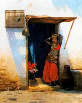 unknow artist Arab or Arabic people and life. Orientalism oil paintings  503 Spain oil painting art